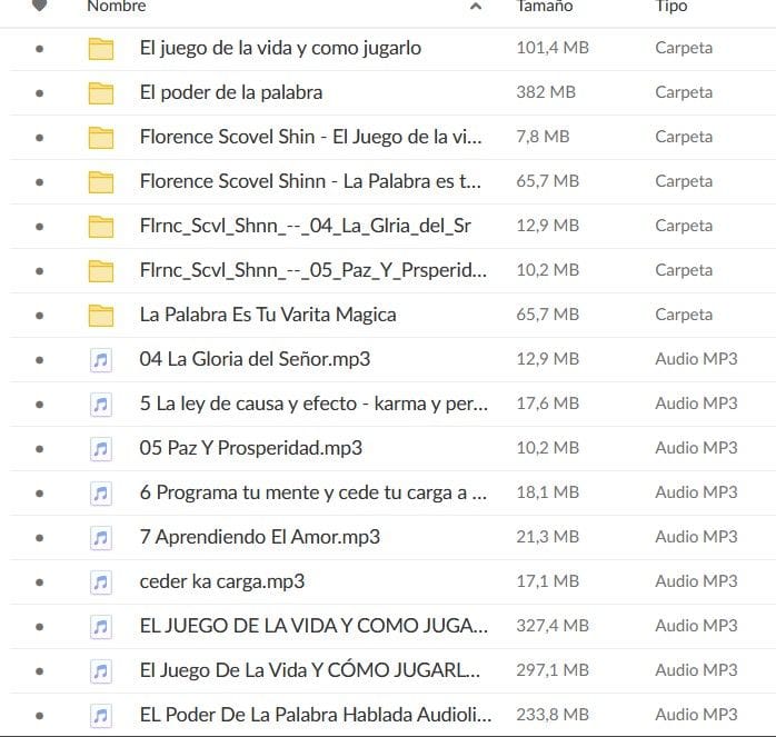 Audiolibros de Florence Scovel Shinn
